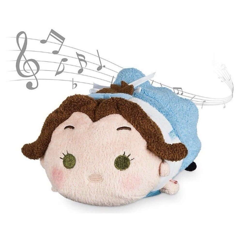 Disney Store Beauty & The Beast Tsum Tsum Belle Musical Singing Be Our Guest NEW